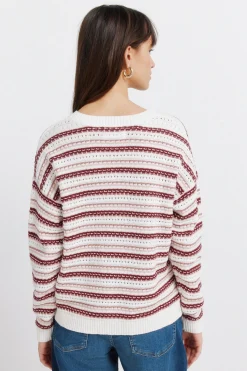 Jersey estructura rayas