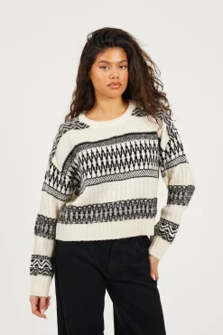 Jersey jacquard oversized