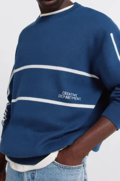 Jersey jacquard texto