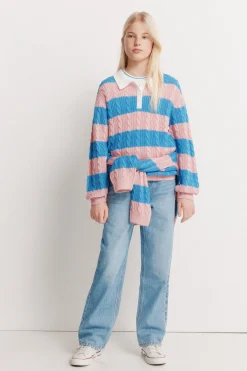 Jersey polo rayas ni&ntilde;a