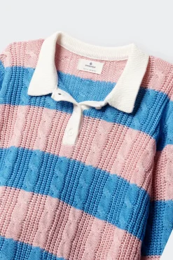 Jersey polo rayas ni&ntilde;a