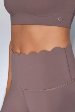 Leggings COMPRESSIVE largo marr&oacute;n