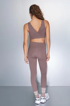 Leggings COMPRESSIVE largo marr&oacute;n