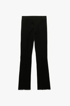 Leggings con abertura en la pierna y botones en la parte delantera