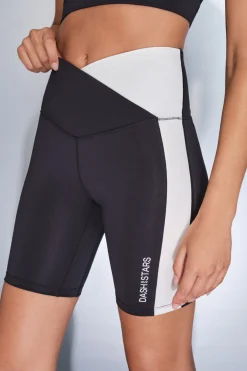 Leggings 4D STRETCH ciclista negro y blanco