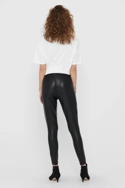 Leggins de mujer liso encerado
