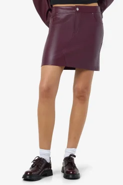 Minifalda polipiel