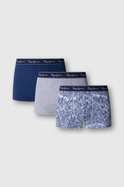 Pack 3 boxer liso y estampado