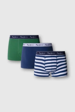 Pack 3 boxer liso y rayas