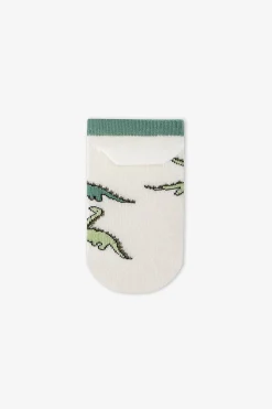 Pack 3 calcetines cortos dino rayas