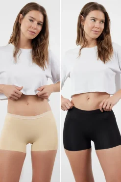 Pack de 2 bragas culotte invisibles