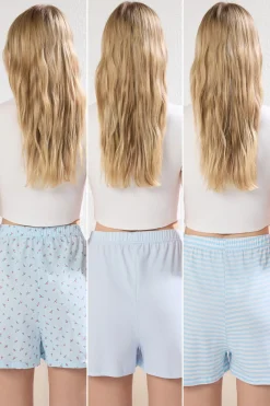 Pack de 3 pantalones cortos de pijama