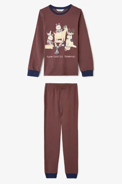 Pack de 2 pijamas de manga larga de algod&oacute;n Farm-Tastic para ni&ntilde;o