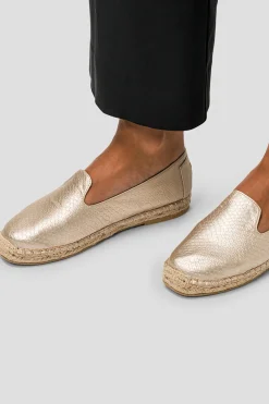 Paez Moc Vegan Leather Snake Gold