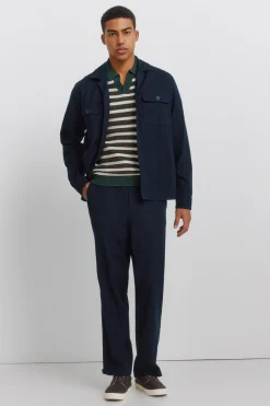 Pantalón algodón straight fit