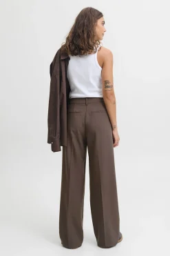 Pantal&oacute;n ancho con pinzas