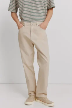 Pantal&oacute;n 5 bolsillos lavado straight fit