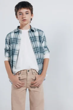 Pantal&oacute;n 5 bolsillos slim fit ni&ntilde;o