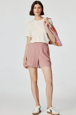 Pantal&oacute;n corto lino
