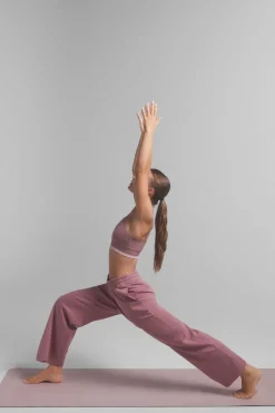 Pantal&oacute;n recto ancho suave rosa