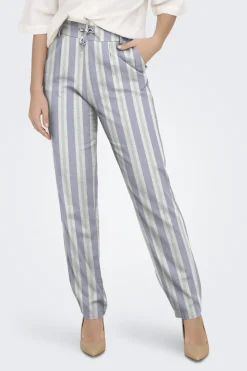 Pantal&oacute;n regular fit de lino
