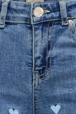 Pantal&oacute;n vaquero bordado ni&ntilde;a