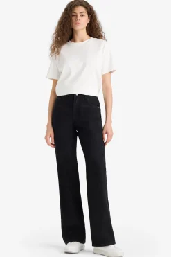Pantal&oacute;n vaquero de talle alto