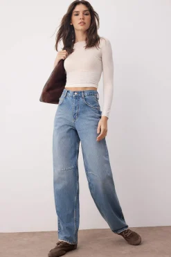 Pantal&oacute;n vaquero holgado