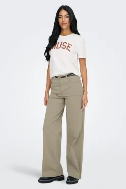 Pantal&oacute;n wide con cintur&oacute;n