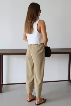 Pantalones corte carrot