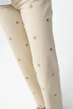 Pantalones vaqueros bordados