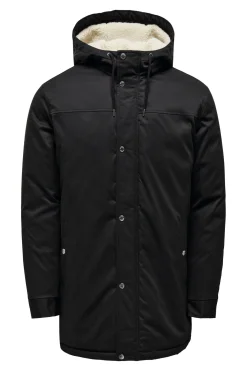 Parka con capucha