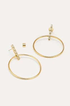 Pendientes Ophelia Baño Oro