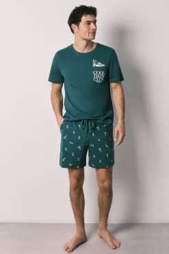 Pijama corto hombre 100% algod&oacute;n Bugs Bunny