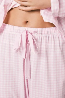 Pijama largo algod&oacute;n cuello mao Minnie