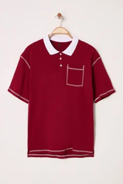 Polo de manga corta con bolsillo