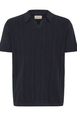 Polo de punto con cuello pico
