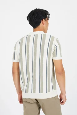 Polo de punto con manga corta
