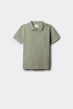 Polo manga corta tricot niño