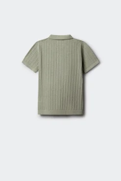 Polo manga corta tricot ni&ntilde;o