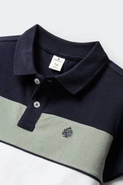 Polo oxford cortados y cosidos ni&ntilde;o