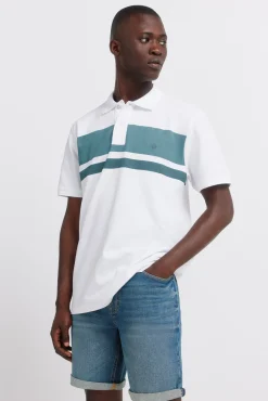 Polo piqué rayas estampadas regular fit