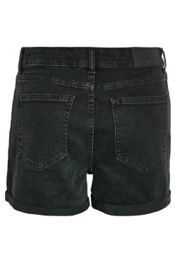 Short vaquero b&aacute;sico con dobladillo de cinco bolsillos.