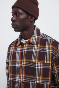 Sobrecamisa cuadros overshirt