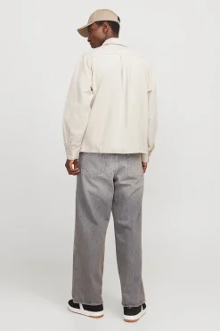 Sobrecamisa de sarga corte ancho