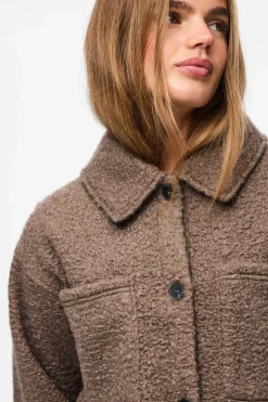 Sobrecamisa teddy bolsillos