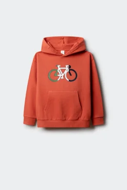 Sudadera bici tricolor niño