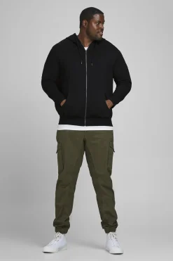 Sudadera capucha con cremallera PLUS