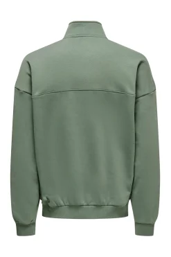 Sudadera con cremallera.