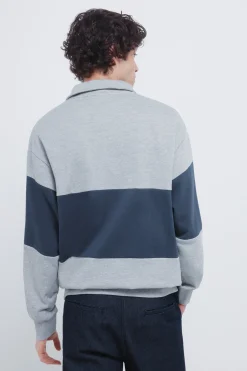 Sudadera cortes escudo